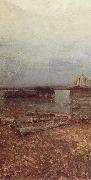 Isaac Levitan Flood Waters china oil painting artist